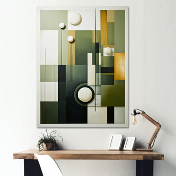 Golf Harmonious Collage I - Golf Canvas Wall Art